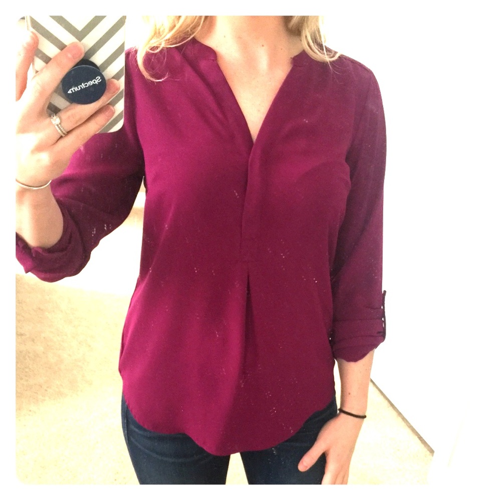 Limited v-neck blouse